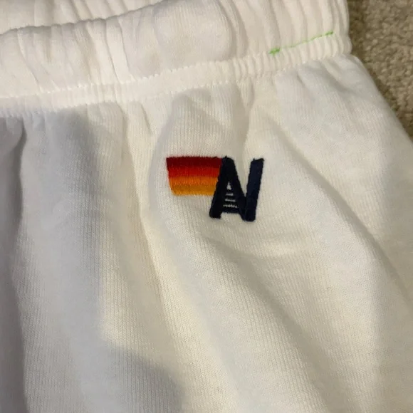 Aviator Nation white sweatpants BRAND NEW - Picture 2 of 7